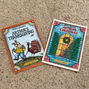 An Arthur Adventure Book Bundle 2 total Arthur’s Thanksgiving Arthur’s Christmas